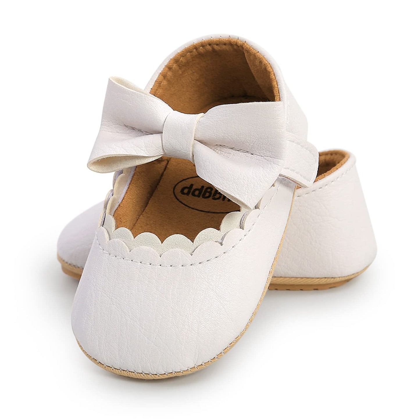 RVROVIC Baby Mädchen Mokassins Prinzessin Mary Jane Flache Kleider Schuhe Premium Leichte Weiche Sohle Krippe Schuhe Kleinkind Schuhe
