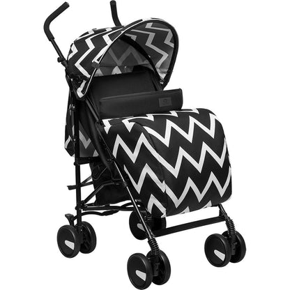 LIONELO Elia Buggy Small Foldable Pushchair up to 15 kg, Back and Footrest Adjustment, Rear Wheel Brake, Mosquito Net, Shopping Basket - Meloni2