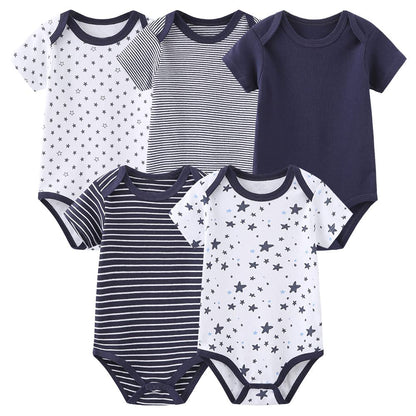 TONE Bodys Kurzarm für Neugeborene Baby Jungen und Mädchen 0-3m/3-6m/6-9m/9-12m Baumwolle