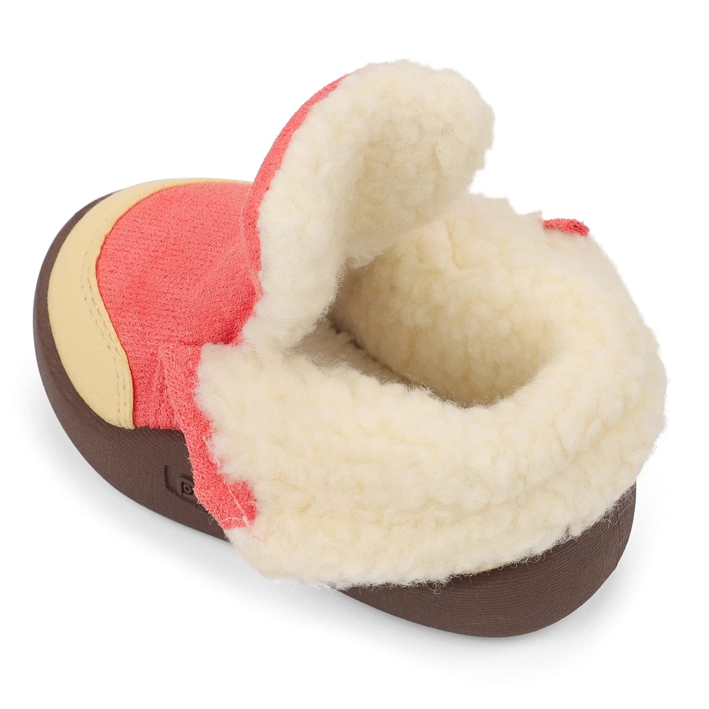 MASOCIO Winter Shoes Baby Boots Boys Girls Baby Shoes Winter Plush Flat Rubber Non-Slip Size 18-23 EU