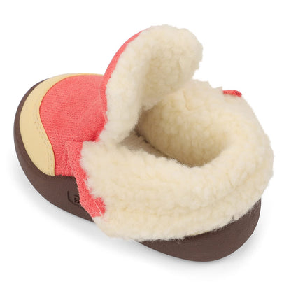 MASOCIO Winter Shoes Baby Boots Boys Girls Baby Shoes Winter Plush Flat Rubber Non-Slip Size 18-23 EU