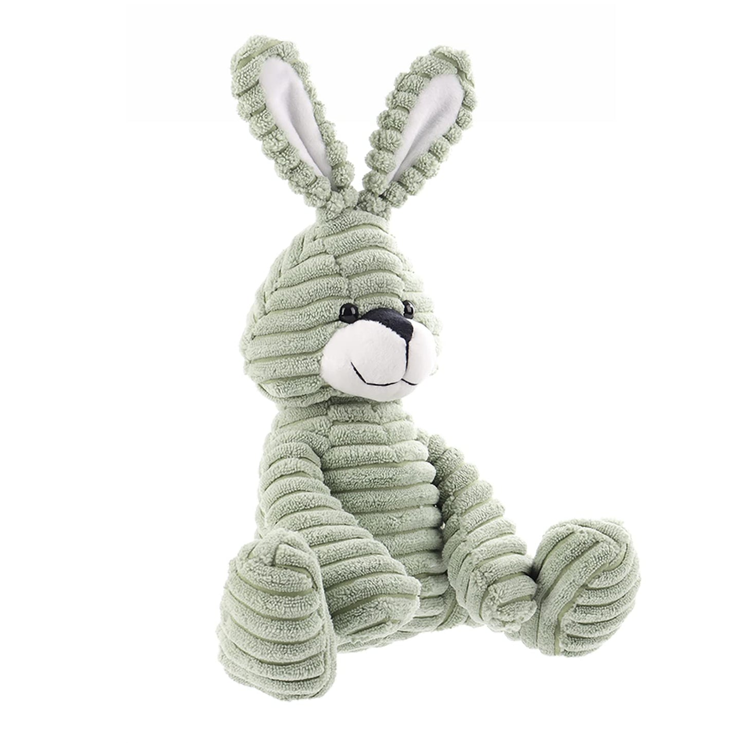 Apricot Lamb Cuddly Toy Green Rabbit 23 cm - Plush Toy Plush Toy for Children and Baby - Fluffy Stuffed Toy for Playing, Gift & Cuddling - Cosy Cuddly Toy - Cord Rabbit