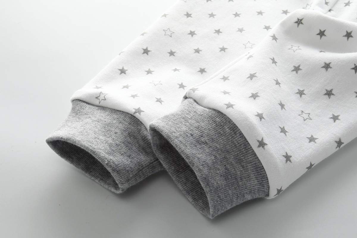 Kiddiezoom Unisex Babyhose für Mädchen Jungen Baby Jogginghose, 4er-Pack