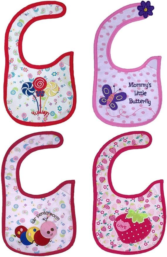 Yafane Baby Lätzchen Wasserdicht Weich 10er aus Baumwolle Halstücher Sabberlätzchen Spucktücher Baby für Baby Jungen und Mädchen Kleinkinder