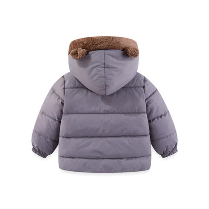 Baby Winter Fleece Coat Kids Boys Jacket Outwear Girls Padded Clothing