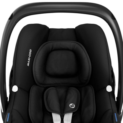 Maxi-Cosi CabrioFix i-Size, i-Size Babyschale Gruppe 0+ Autositz ab 40 bis 75 cm, 0-12 kg, Essential Black - Meloni2