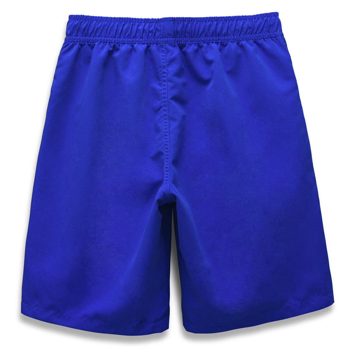 MEILONGER Boys' Swim Shorts Quick-drying Boardshorts with Mesh Lining Pockets and Adjustable Drawstring 
