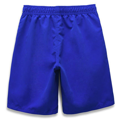 MEILONGER Boys' Swim Shorts Quick-drying Boardshorts with Mesh Lining Pockets and Adjustable Drawstring 