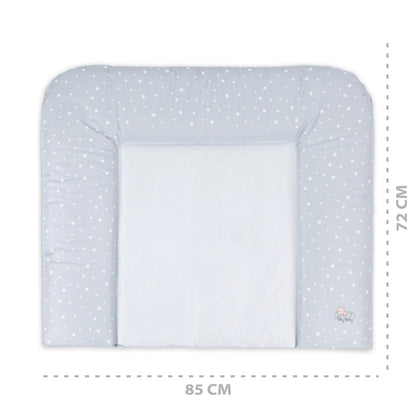 Wickelauflage Wickelunterlage abwaschbar und wasserdicht 75x72 cm - Wickelmatte zum Auflegen auf Wickeltisch Wickelaufsatz Wickelkommode oder Waschmaschine changing mat 75 x 72 Safari Motiv