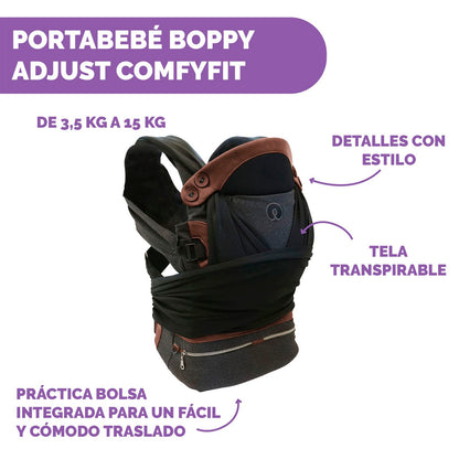 Chicco 00079951940000 Boppy Babytrage Adjust Comfit, schwarz