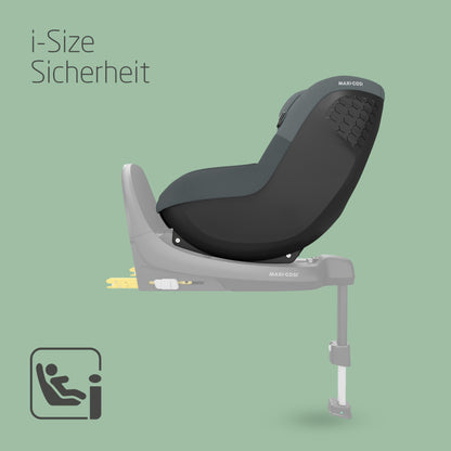 Maxi-Cosi Pebble i-Size, Babyschale, 0–15 Monate, 0–13 kg, 40–83 cm, leichter i-Size Kindersitz, Click&Go-Installation, G-CELL Seitenaufprallschutz, Sitzverkleinerer, Tonal Black - Meloni2