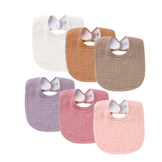 SLOSH Lätzchen Baby Für Neugeborene Babylätzchen für Babys und Kleinkinder Jungen und Mädchen Unisex Set Druckknopf
