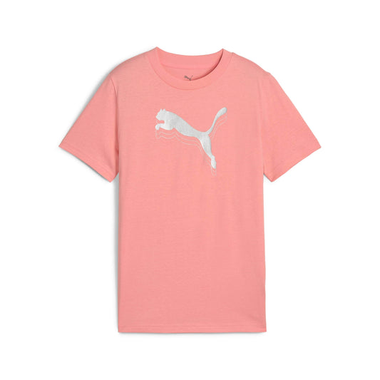 PUMA Mädchen ESS Metallic Tee G T-Shirts
