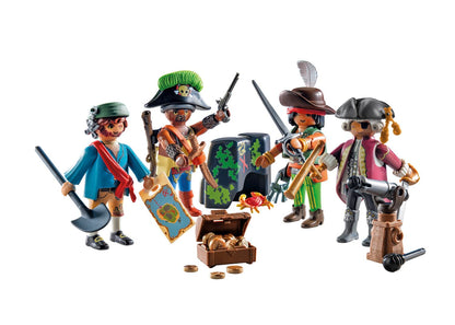 PLAYMOBIL | Pirates | Gefahr durch Riesenhai | Piratenspielzeug | Spielzeugfiguren | Spielzeug für Kinder ab 4 Jahren | 71793