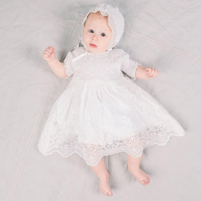 Baby Lange Taufe Kleider Weiße Taufe Kleid Besondere Anlässe Kleider für Mädchen Geburtstag