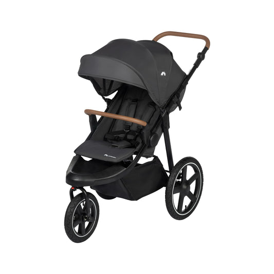 Bebeconfort Indra Stroller, 0-4 Years (22 kg), Quick Automatic Folding Pushchair, Integral Suspension, Small Folding, Flat Reclining Position, Car Seat Compatible, Mineral Graphite