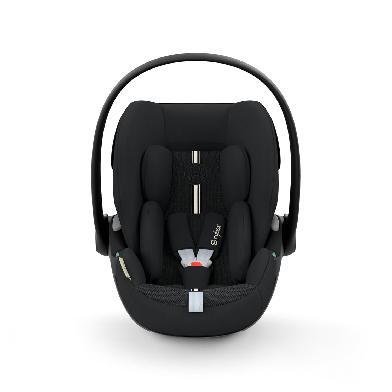 CYBEX Gold Babyschale Cloud G i-Size Plus, Inkl. Neugeboreneneinlage, Ab Geburt bis ca. 24 Monate, Für Kinder ab 40 cm bis 87 cm, Max. 13 kg, Moon Black - Meloni2