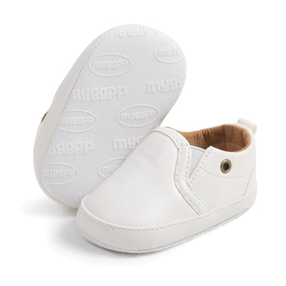 RVROVIC Babyschuhe Anti-Rutsch Oxford Loafer Flats für Jungen und Mädchen aus PU Leder mit weicher Sohle