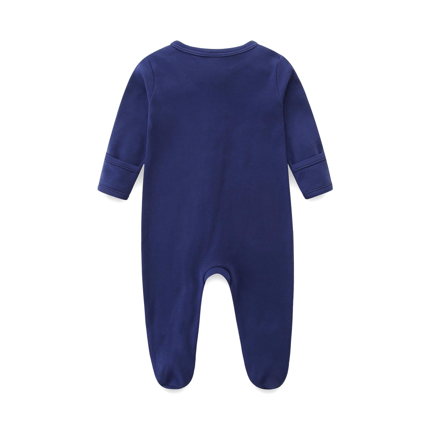 Baby Schlafanzug, Baby Strampler, Neugeborene Strampler Doppelreißverschluss, Baumwolle Langarm Schlafanzug Neugeborene, Schlafstrampler Pyjam Kleidung für Junge Mädchen 0-3 Monate
