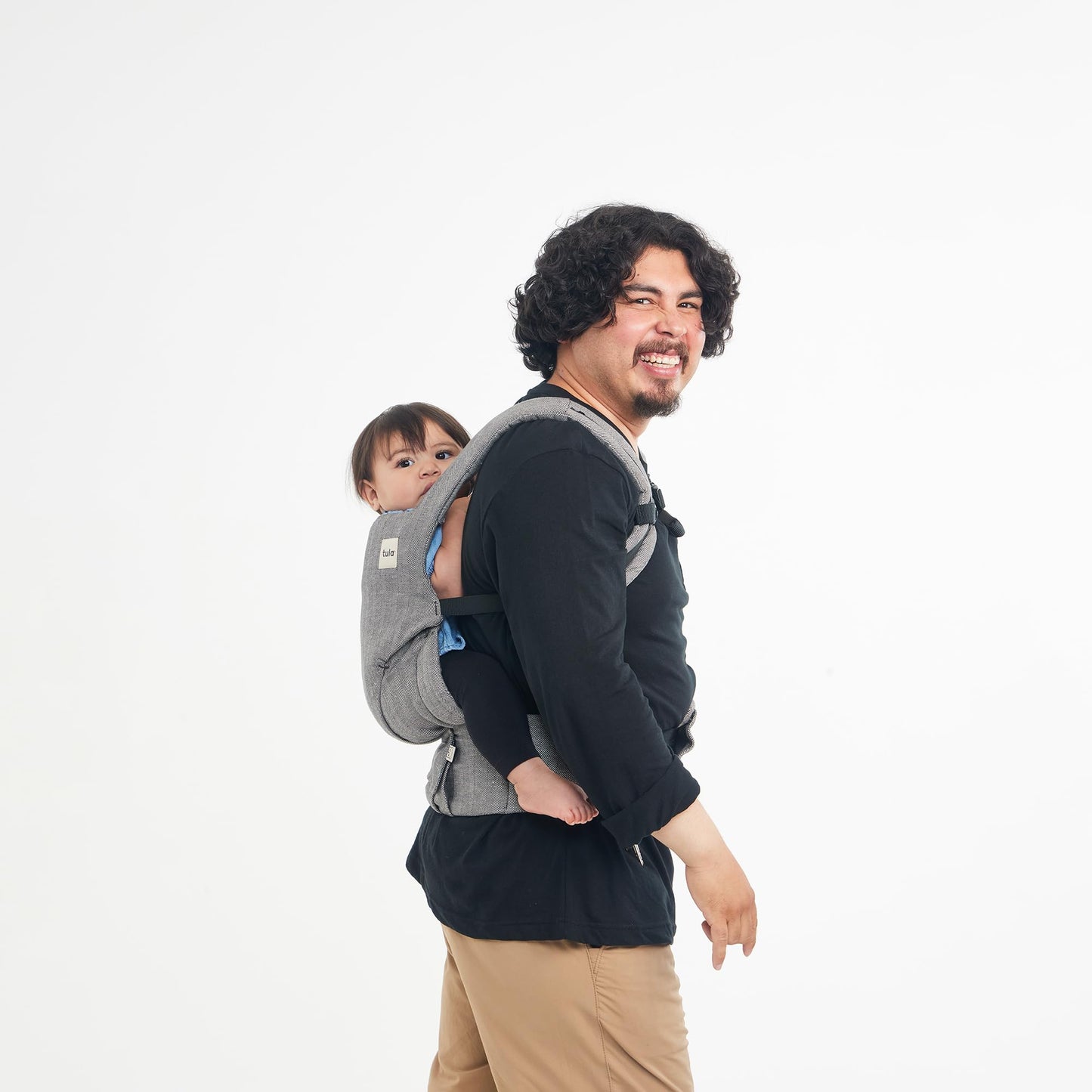 Tula Explore Babytrage für Neugeborene ab Geburt, 3-in-1 Baby-Tragetasche Bauchtrage Rückentrage Ergonomisch (3,2-20,4 kg), Play