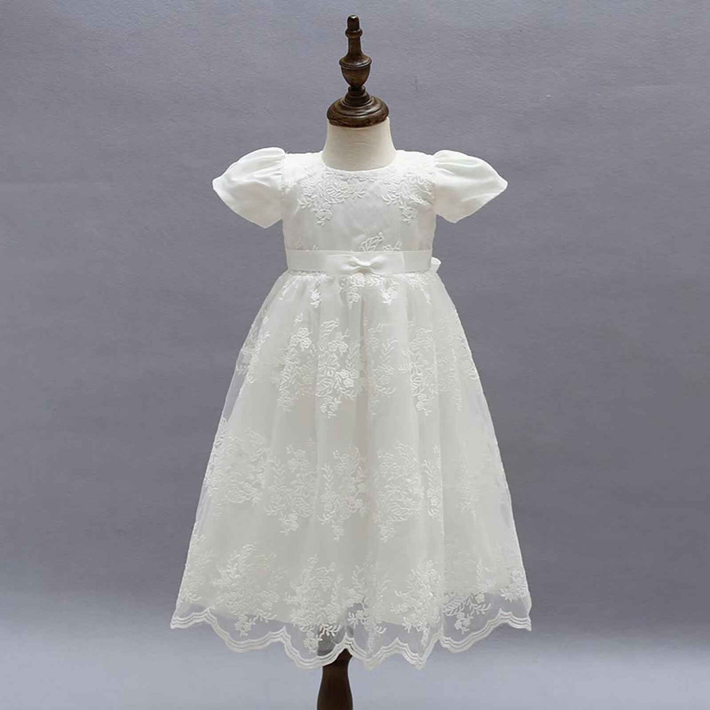 Baby Long Christening Dresses White Christening Dress Special Occasion Dresses for Girls Birthday