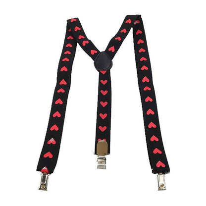 Long Kids Y Shape 3 Clips Elastic Slim Braces