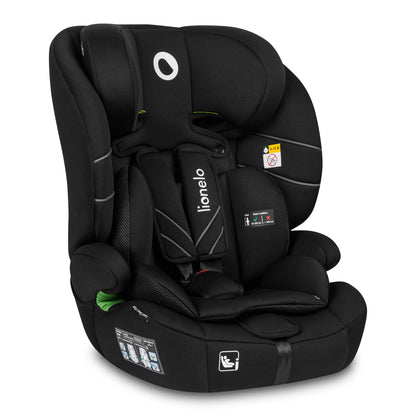 LIONELO LEVI I-SIZE 76-150 cm Kinderautositz, Gruppe 1 2 3, Seitenschutz, 10 Grad Kopfstützenverstellung Bequeme Armlehnen Verstellbare Rückenlehne, R129 i-Size