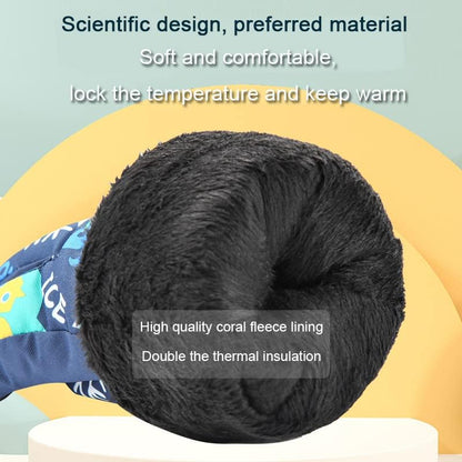 HNGEMSY Children's Winter Snow Gloves Ski Gloves for 2-13 Years Girls Boys PU Palm Waterproof Windproof Warm Fleece Winter Gloves