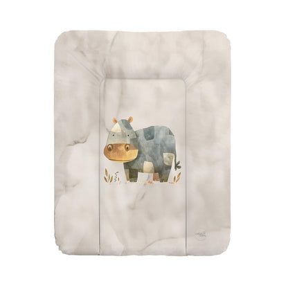 Ceba Baby® weiche Wickelauflage 50x70 cm - Baby Wickelunterlage - Wickeltischauflage für Junge und Mädchen - Wasserdicht, abwaschbar - OEKO-TEX® Standard 100 - Made in EU - Waldfreunde