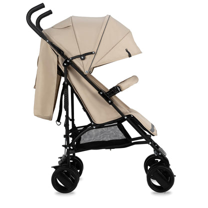 MoMi AKIRA Kinderbuggy Kinderwagen ab 6 Monaten (bis 15 kg), verstellbarer 5-Punkt-Sicherheitsgurt, Babytasche, Einkaufskorb, Regen- und Insektenschutz.