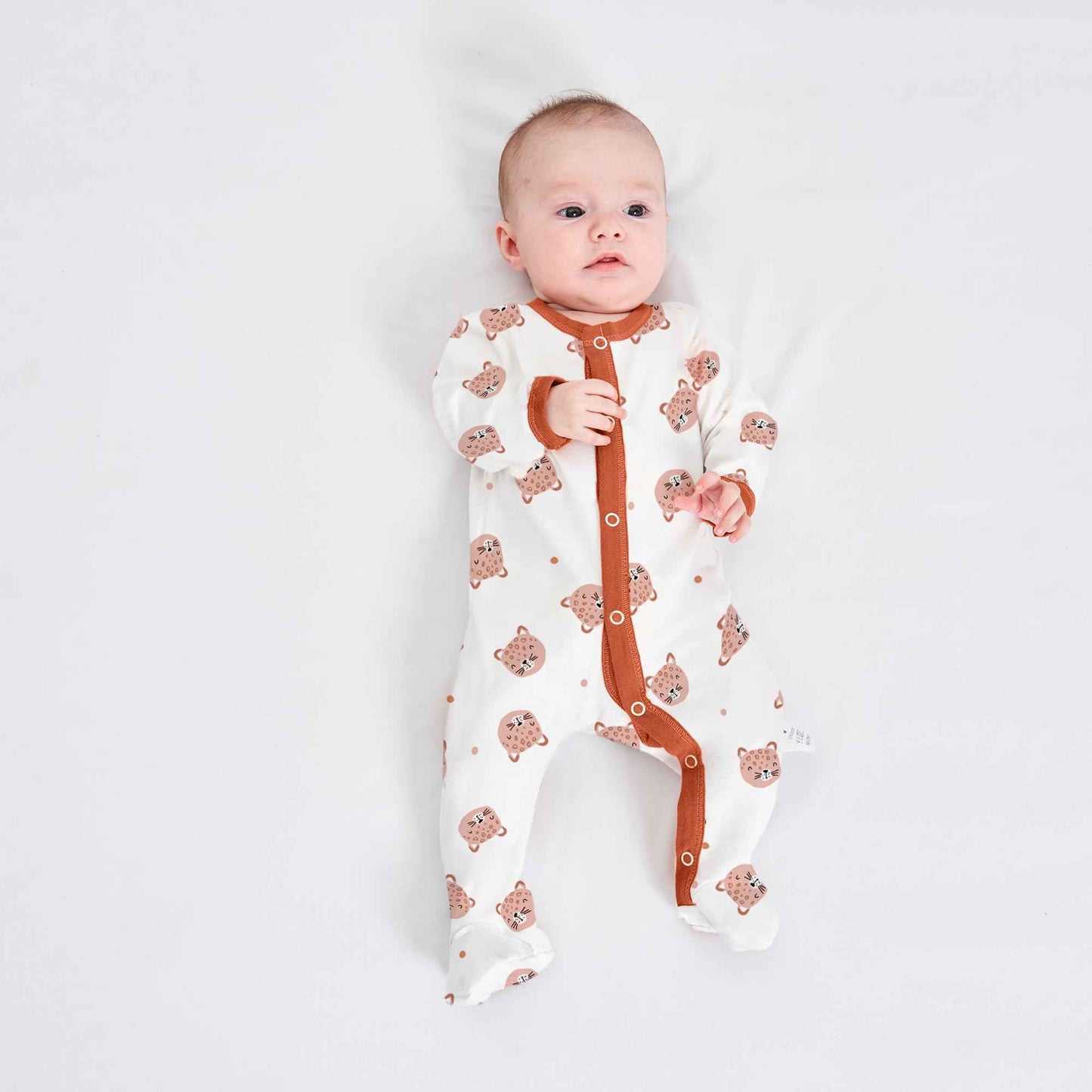 Baby Sleeping Bag Cotton with Feet with Buttons Size 56 62 68 cm for Boys Girls Newborns Pack of 3