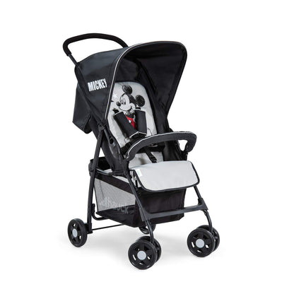 Hauck Lightweight Stroller up to 18 kg with reclining function from birth, small foldaway, sun canopy, large basket - Meloni2