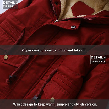 Winter Jacket for Boys and Girls, Warm Hoodie Outfits, Thick Coat, Baby Winter Coats