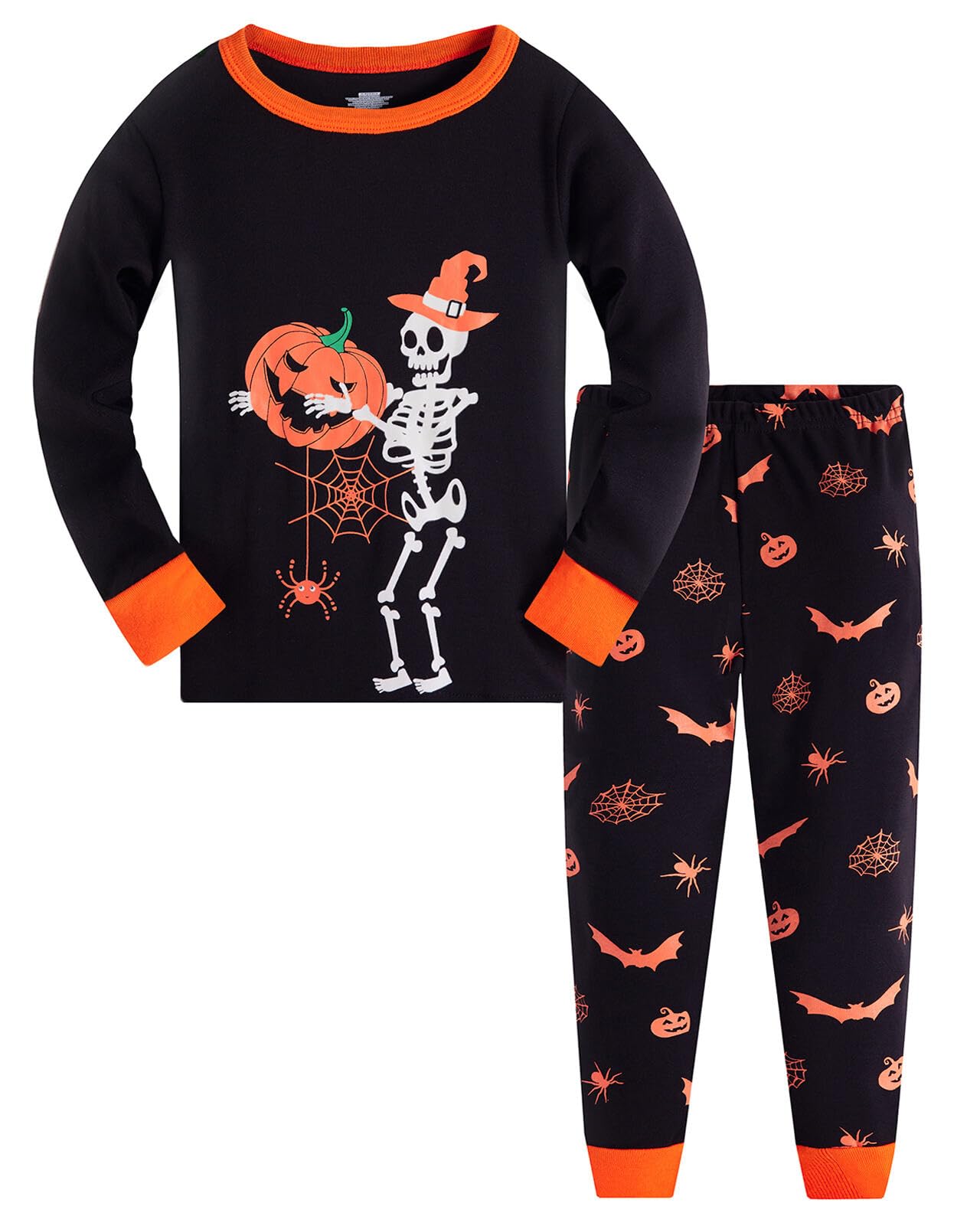 Jungen Pyjamas, Dinosaurier Langarm Zweiteiler Pyjama, Kinder Baumwolle Pyjama Set, Winter, Weihnachten Nachtwäsche, Größe 1–12 Jahre