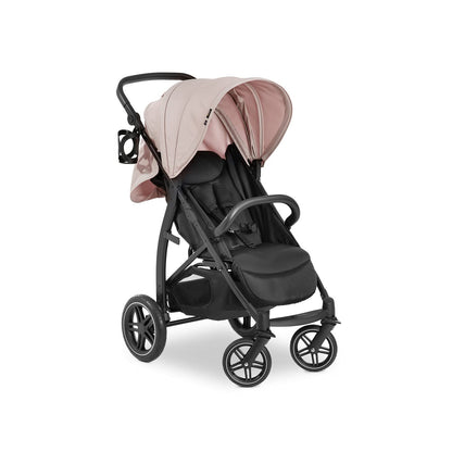 hauck Rapid 4D, Rosa - Kinderbuggy mit Liegefunktion ab Geburt bis 22 kg - UV Schutz 50+ - Klein Zusammenklappbar - Höhenverstellbarer Schieber mit Getränkehalter - Pannensichere Gummi Räder - Meloni2