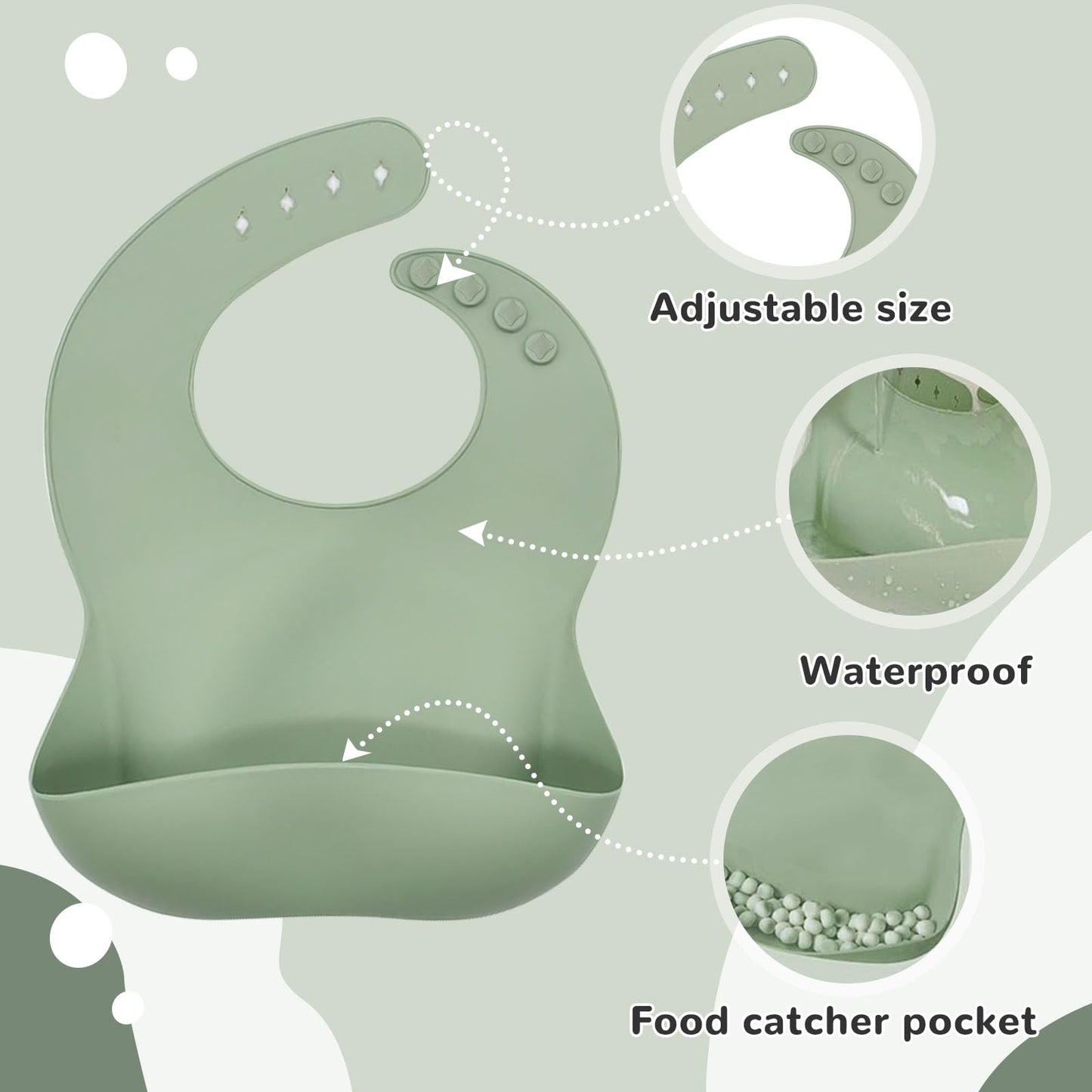 YTACREA Schmusetuch Baby, Baby Geschenk Mädchen Junge Personalisierte Geschenk Neugeborenen mit Schmusetuch, Lätzchen, Turban, Meilensteinkarten, Bürsten und Socken, Khaki