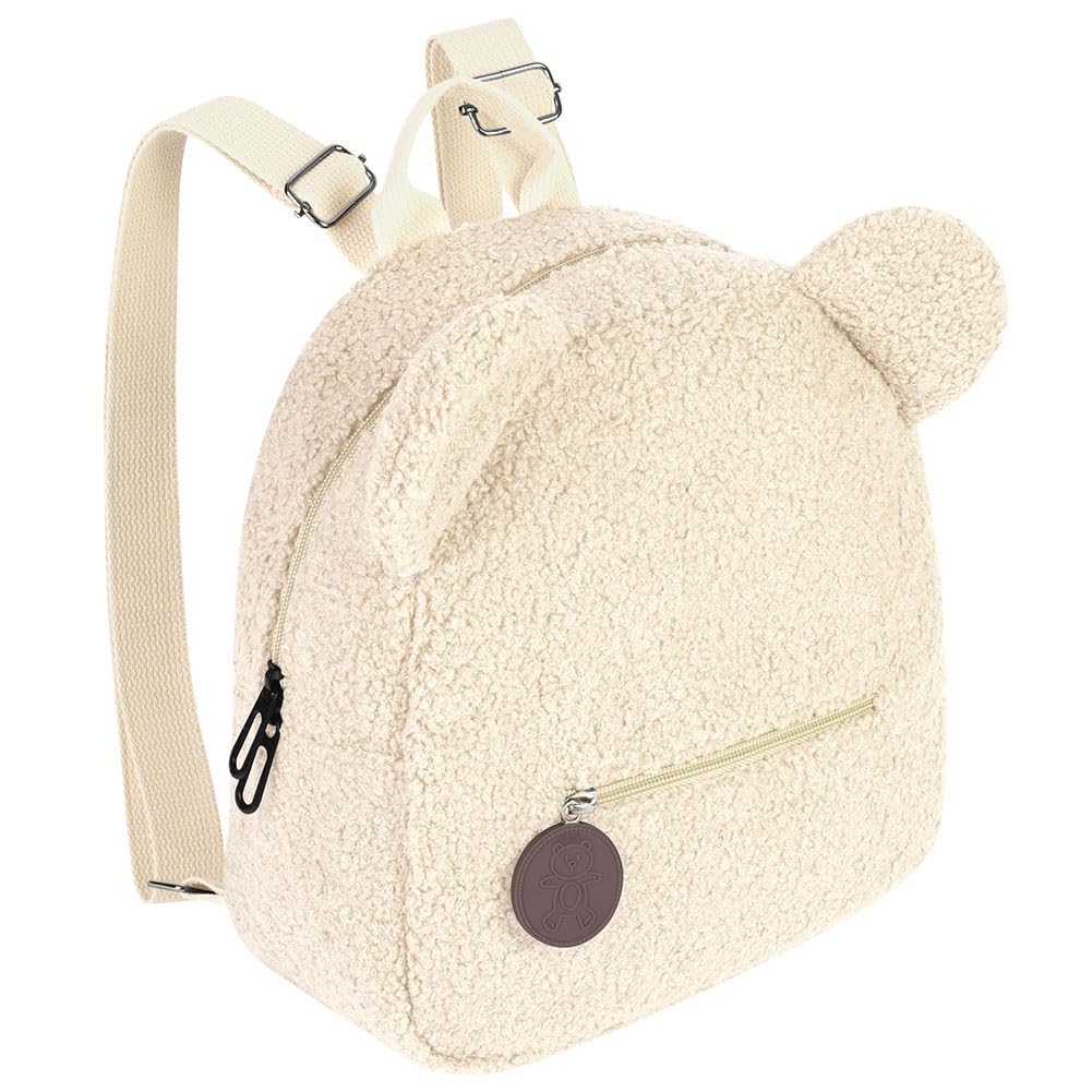 Aomig Plush Backpack Kindergarten Backpack Toddler Backpack Kindergarten School Bag for Boys Girls Children Animal Kids Backpack Animal Cartoon Mini Bag Kids Backpack for Baby 2-6 Years 