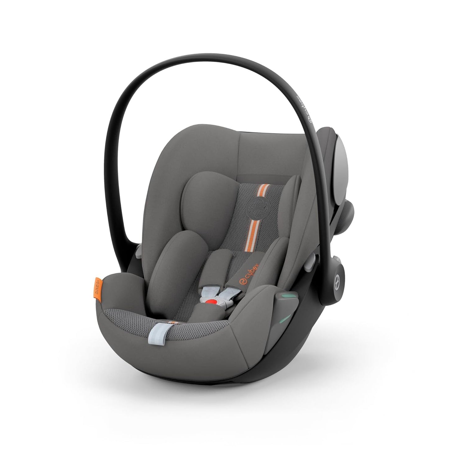 CYBEX Gold Babyschale Cloud G i-Size Plus, Inkl. Neugeboreneneinlage, Ab Geburt bis ca. 24 Monate, Für Kinder ab 40 cm bis 87 cm, Max. 13 kg, Lava Grey - Meloni2