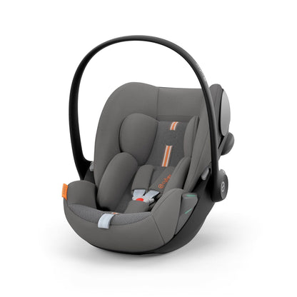 CYBEX Gold Babyschale Cloud G i-Size Plus, Inkl. Neugeboreneneinlage, Ab Geburt bis ca. 24 Monate, Für Kinder ab 40 cm bis 87 cm, Max. 13 kg, Lava Grey - Meloni2