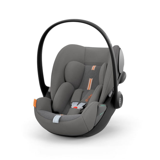 CYBEX Gold Babyschale Cloud G i-Size Plus, Inkl. Neugeboreneneinlage, Ab Geburt bis ca. 24 Monate, Für Kinder ab 40 cm bis 87 cm, Max. 13 kg, Lava Grey - Meloni2