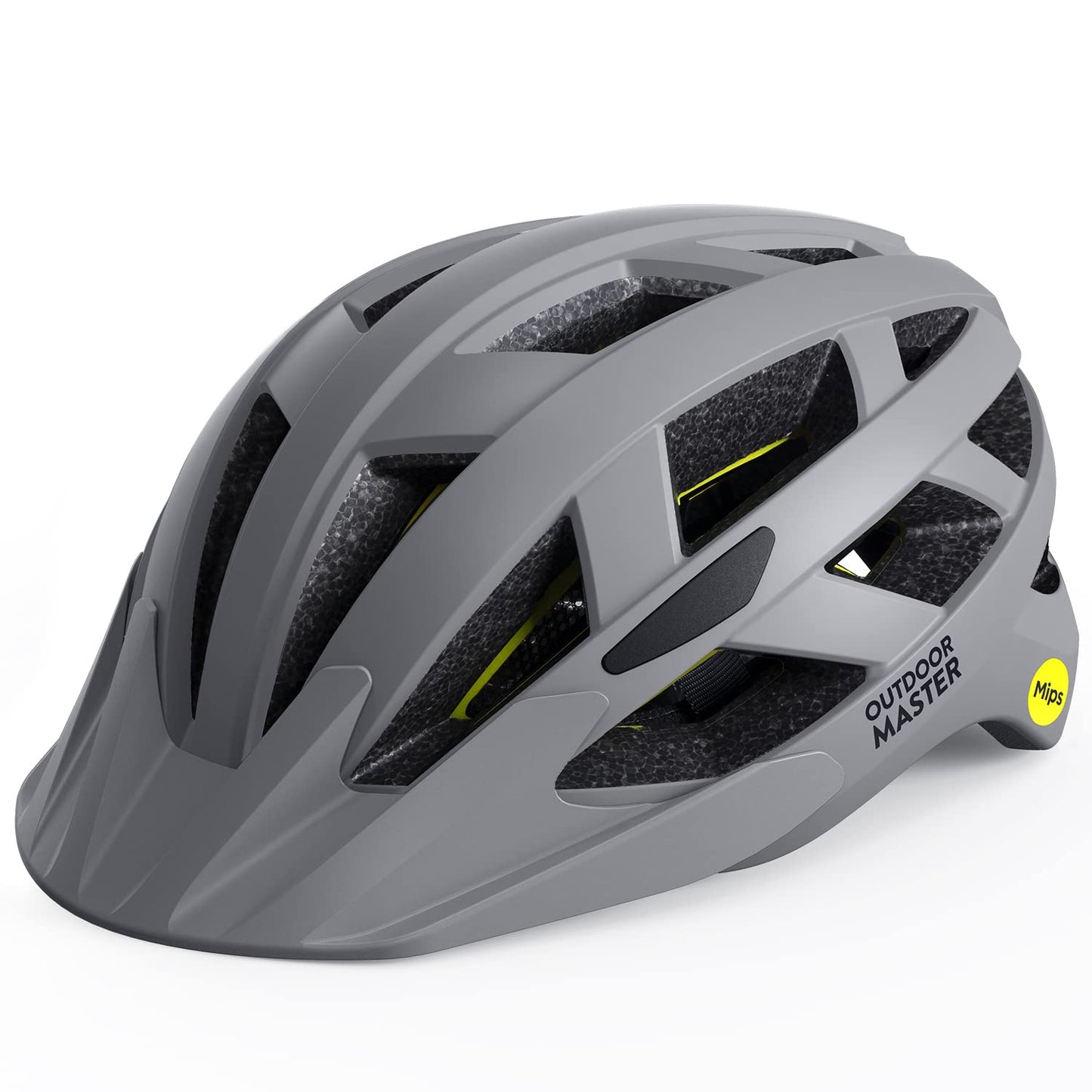 OutdoorMaster MIPS Fahrradhelm - Zwei herausnehmbare Innenfutter & Belüftung in Multi-Environment - Fahrradhelm in Mountain, Autobahn für Jugendliche & Erwachsene