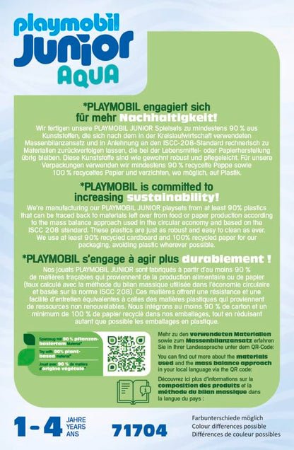 PLAYMOBIL JUNIOR | Disney | Vaianas Katamaran | nachhaltiges Spielzeug aus biobasierten Kunststoffen | für Kinder ab 1 Jahr | 71459