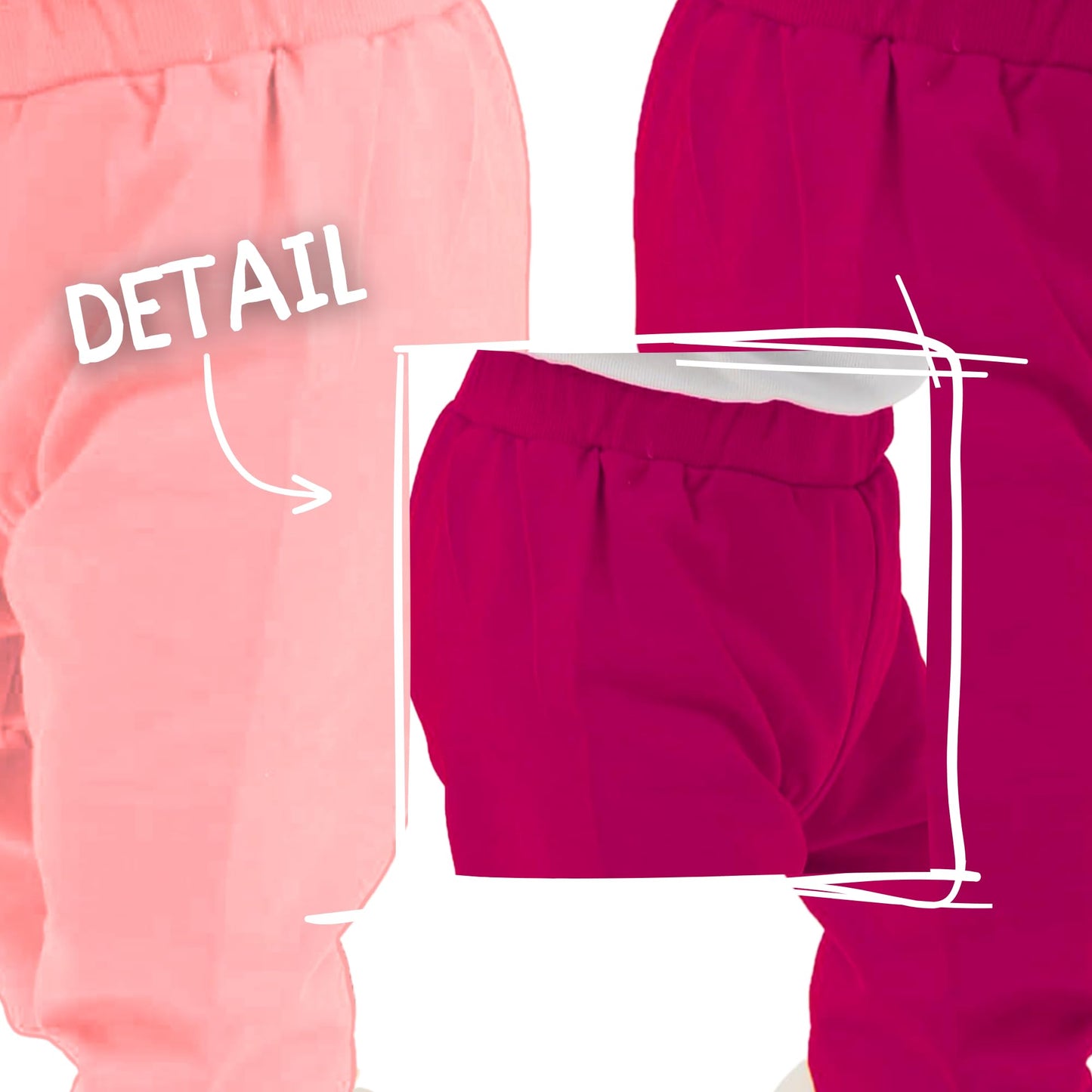 100% Baumwolle Babyhosen Kinderhosen | 2 er-Pack Lässig Sweathose Weiche und Bequeme Babykleidung für Jungen und Mädchen