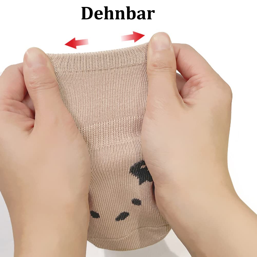 Rutschfeste Socken für Baby Mädchen Jungen 5 Paar Kinder Anti Rutsch Socken Sportsocken Stoppersocken
