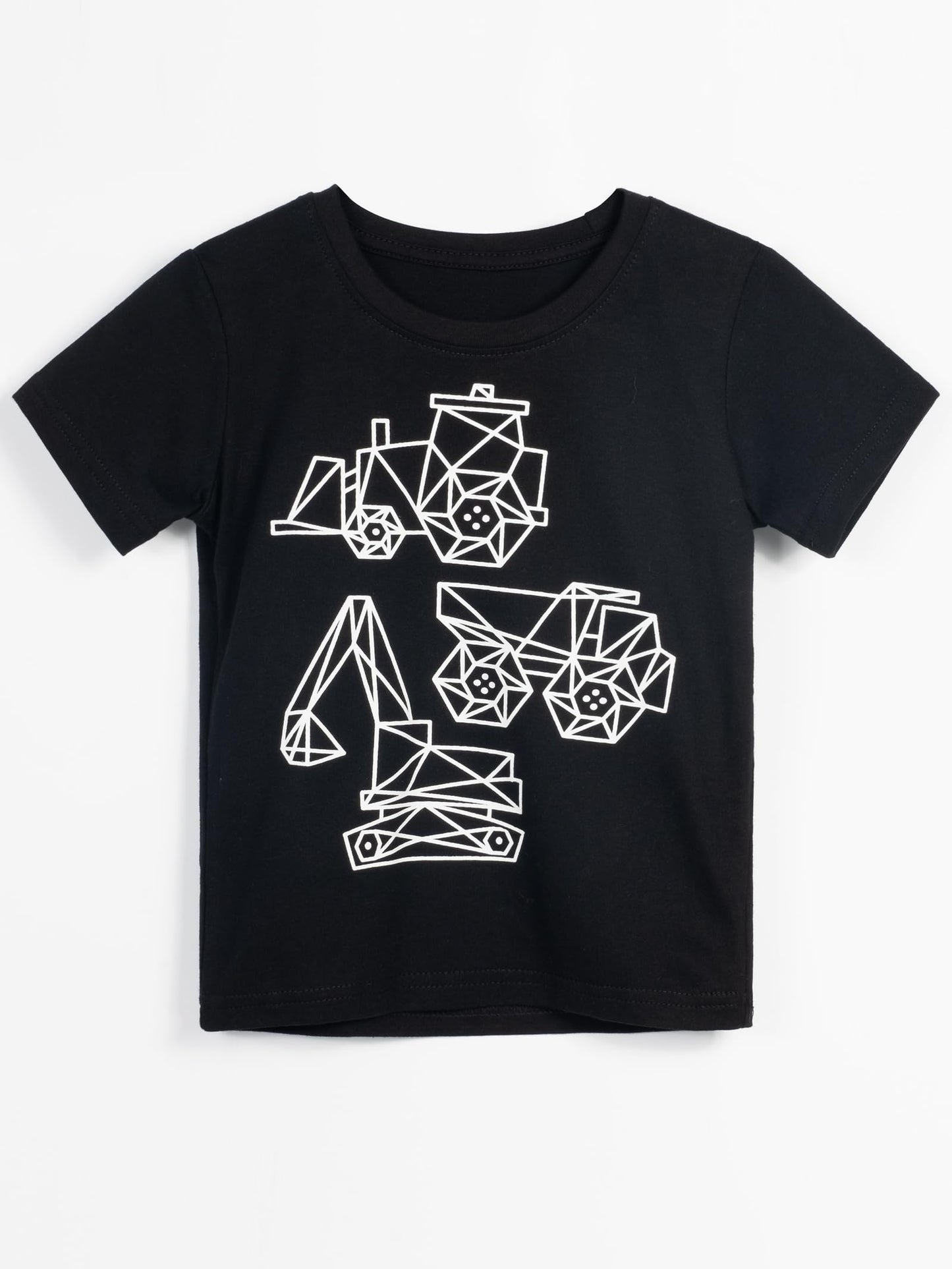 YOUNGSOUL Jungen T-Shirt Dinosaurier Kinder Kurzarm Tee Shirt Sommer Tops 3er-Pack