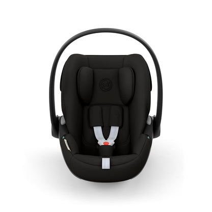 CYBEX Gold Babyschale Cloud G i-Size Comfort, Inkl. Neugeboreneneinlage, Ab Geburt bis ca. 24 Monate, Für Kinder ab 40 cm bis 87 cm, Max. 13 kg, Moon Black - Meloni2