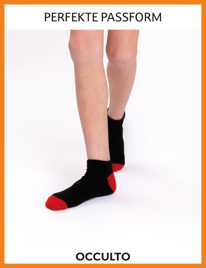 Occulto Mädchen & Jungen Sneaker Socken 10er Pack (Modell: Piccolo)