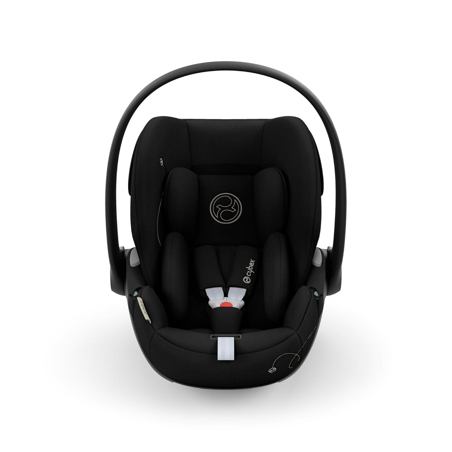 CYBEX Gold Babyschale Cloud G i-Size Comfort, Inkl. Neugeboreneneinlage, Ab Geburt bis ca. 24 Monate, Für Kinder ab 40 cm bis 87 cm, Max. 13 kg, Moon Black - Meloni2