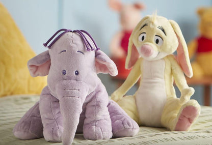 Disney Store Offizielles mittelgroßes I-Aah-Kuscheltier, 18 cm, von Winnie Puuh, Besticktes Kuscheltier mit Flauschiger Mähne und Schwanzspitze, Stickereien, geeignet ab 3 Jahren