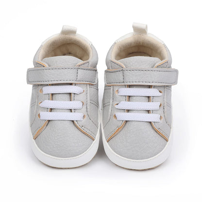 RVROVIC Babyschuhe Anti-Rutsch Oxford Loafer Flats für Jungen und Mädchen aus PU Leder mit weicher Sohle